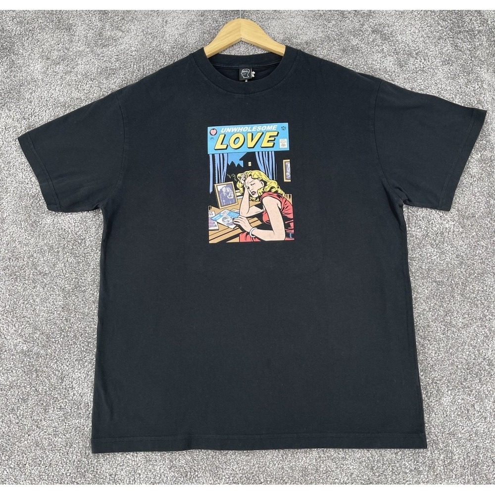 NWT Brain Dead x Charles Burns "Unwholesome Love" T-Shirt - Black (Size M)